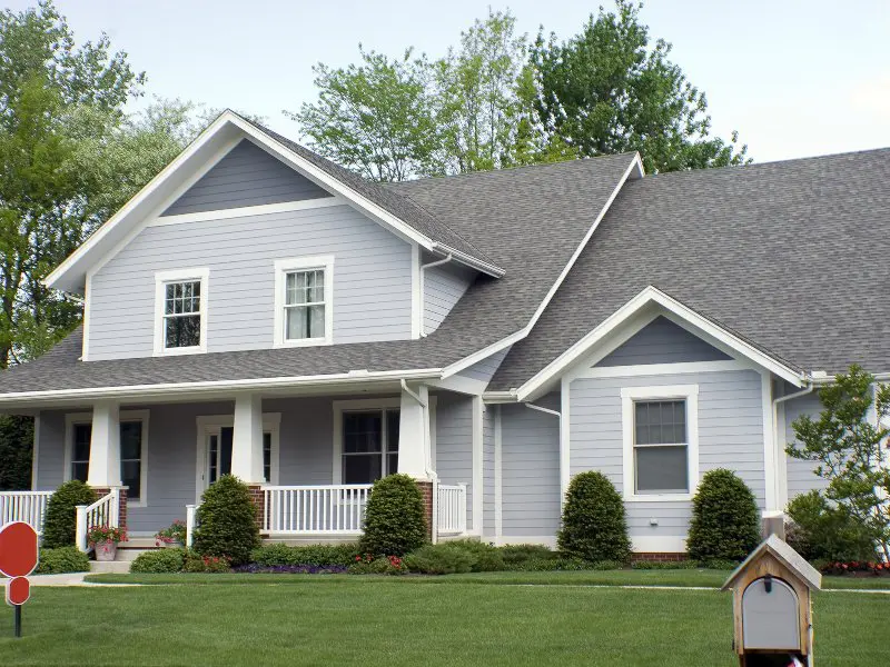 A vibrant multi-colored home that has been cleaned and soft washed